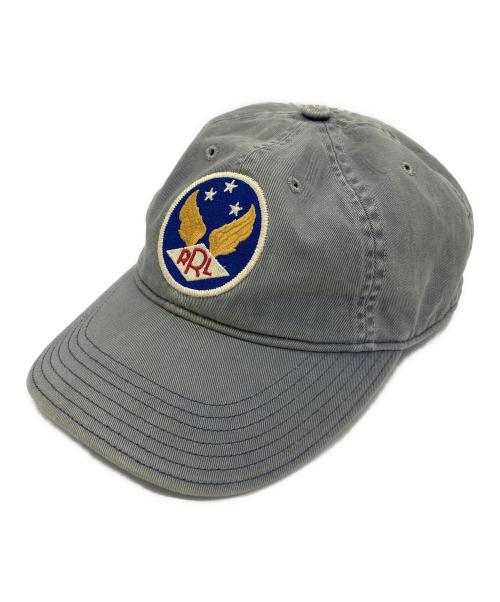 RRL（ダブルアールエル）RRL (ダブルアールエル) ウィングドロゴデニムキャップ グレーの古着・服飾アイテム