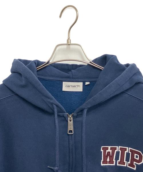 Carhartt WIP（カーハート ワークインプログレス）Carhartt WIP (カーハートダブリューアイピー) ジップパーカー ブルー サイズ:Mの古着・服飾アイテム