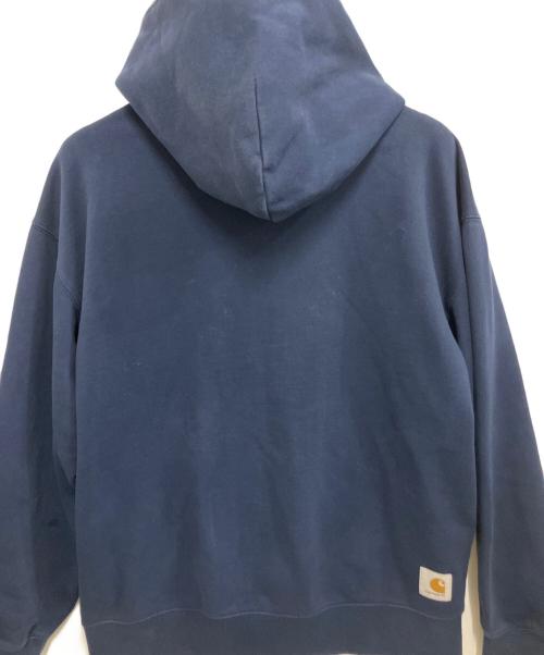 Carhartt WIP（カーハート ワークインプログレス）Carhartt WIP (カーハートダブリューアイピー) ジップパーカー ブルー サイズ:Mの古着・服飾アイテム