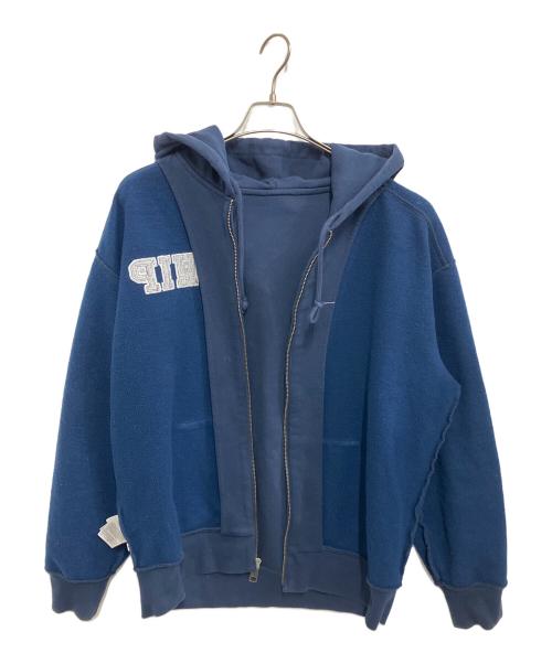 Carhartt WIP（カーハート ワークインプログレス）Carhartt WIP (カーハートダブリューアイピー) ジップパーカー ブルー サイズ:Mの古着・服飾アイテム