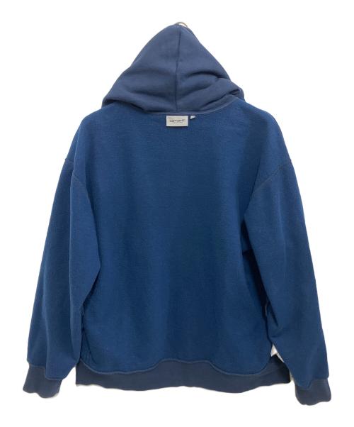 Carhartt WIP（カーハート ワークインプログレス）Carhartt WIP (カーハートダブリューアイピー) ジップパーカー ブルー サイズ:Mの古着・服飾アイテム