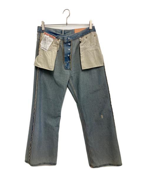 Acne studios（アクネ ストゥディオス）Acne studios (アクネ ストゥディオス) ルーズフィットジーンズ - 2021M/Traflgarデニムパンツ スカイブルー サイズ:w31×L30の古着・服飾アイテム