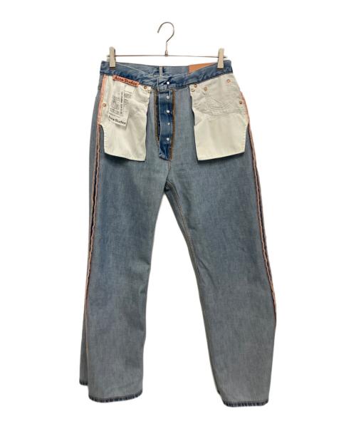 Acne studios（アクネ ストゥディオズ）Acne studios (アクネ ストゥディオス) ルーズフィットジーンズ - 2021M /Light Blue Vintagedデニムパンツ スカイブルー サイズ:W31×L30の古着・服飾アイテム