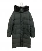 URBAN RESEARCHアーバンリサーチ）の古着「ラビットフードストレッチロングダウン」｜ブラック