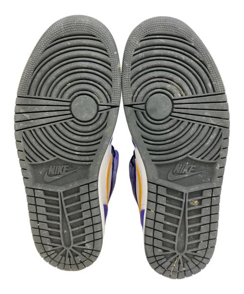 NIKE（ナイキ）NIKE (ナイキ) ハイカットスニーカー パープル×イエロー サイズ:28の古着・服飾アイテム