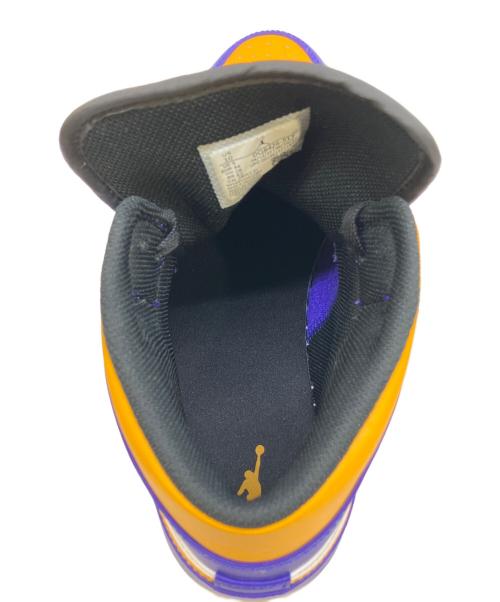 NIKE（ナイキ）NIKE (ナイキ) ハイカットスニーカー パープル×イエロー サイズ:28の古着・服飾アイテム