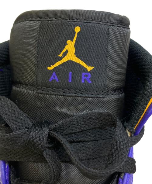 NIKE（ナイキ）NIKE (ナイキ) ハイカットスニーカー パープル×イエロー サイズ:28の古着・服飾アイテム