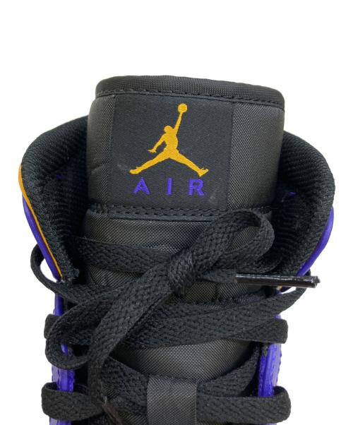 NIKE（ナイキ）NIKE (ナイキ) ハイカットスニーカー パープル×イエロー サイズ:28の古着・服飾アイテム