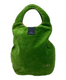 mina perhonen（ミナ ペルホネン）の古着「エッグバッグ」｜グリーン