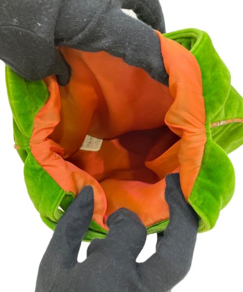 mina perhonen（ミナ ペルホネン）mina perhonen (ミナ ペルホネン) エッグバッグ グリーンの古着・服飾アイテム