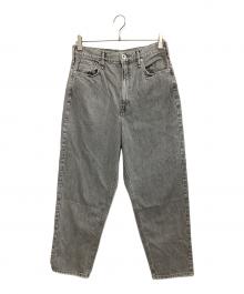 upper hights（アッパーハイツ）の古着「ワイドデニムパンツ」｜グレー