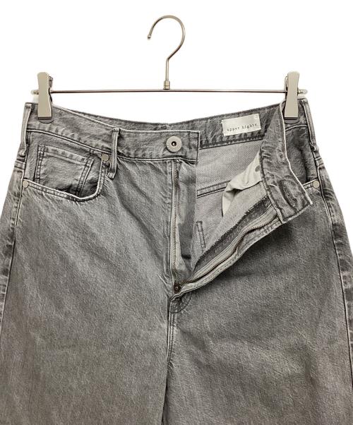 upper hights（アッパーハイツ）upper hights (アッパーハイツ) ワイドデニムパンツ グレー サイズ:Lの古着・服飾アイテム