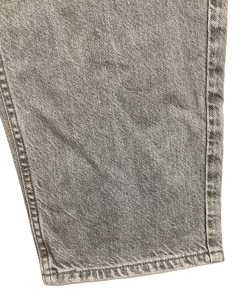 upper hights（アッパーハイツ）upper hights (アッパーハイツ) ワイドデニムパンツ グレー サイズ:Lの古着・服飾アイテム