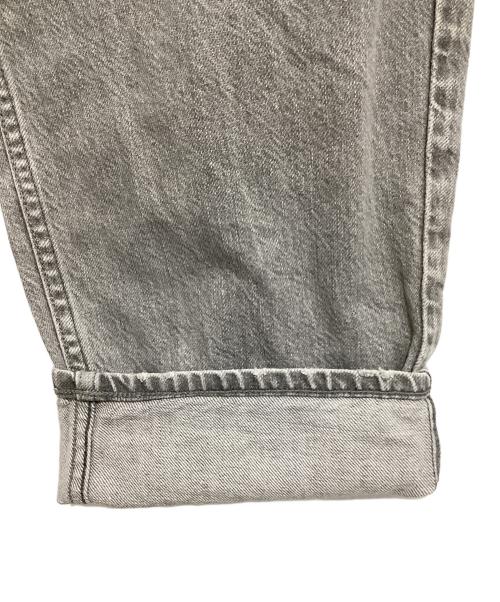 upper hights（アッパーハイツ）upper hights (アッパーハイツ) ワイドデニムパンツ グレー サイズ:Lの古着・服飾アイテム