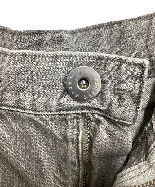 upper hights（アッパーハイツ）upper hights (アッパーハイツ) ワイドデニムパンツ グレー サイズ:Lの古着・服飾アイテム