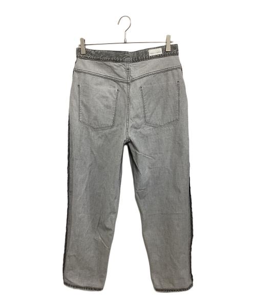 upper hights（アッパーハイツ）upper hights (アッパーハイツ) ワイドデニムパンツ グレー サイズ:Lの古着・服飾アイテム