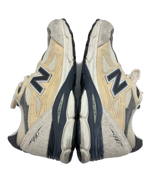 NEW BALANCE（ニューバランス）NEW BALANCE (ニューバランス) スニーカー　 アイボリー×グレー サイズ:28の古着・服飾アイテム