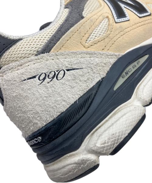 NEW BALANCE（ニューバランス）NEW BALANCE (ニューバランス) スニーカー　 アイボリー×グレー サイズ:28の古着・服飾アイテム