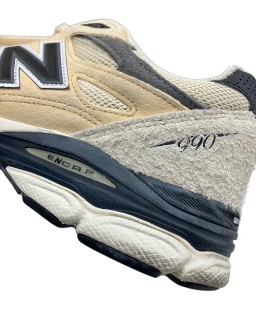 NEW BALANCE（ニューバランス）NEW BALANCE (ニューバランス) スニーカー　 アイボリー×グレー サイズ:28の古着・服飾アイテム