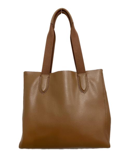 COACH（コーチ）COACH (コーチ) レザートートバッグ ブラウンの古着・服飾アイテム