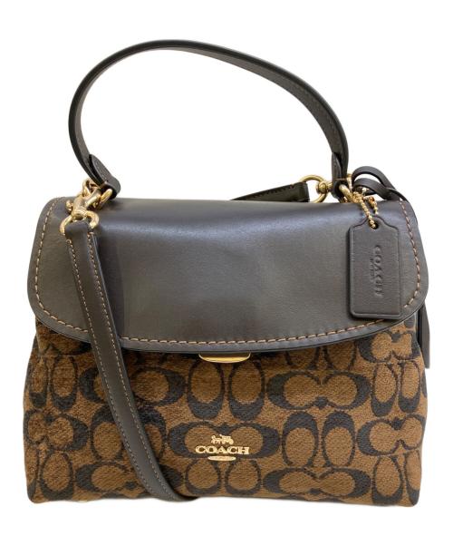 COACH（コーチ）COACH (コーチ) 2WAYバッグ ブラウンの古着・服飾アイテム