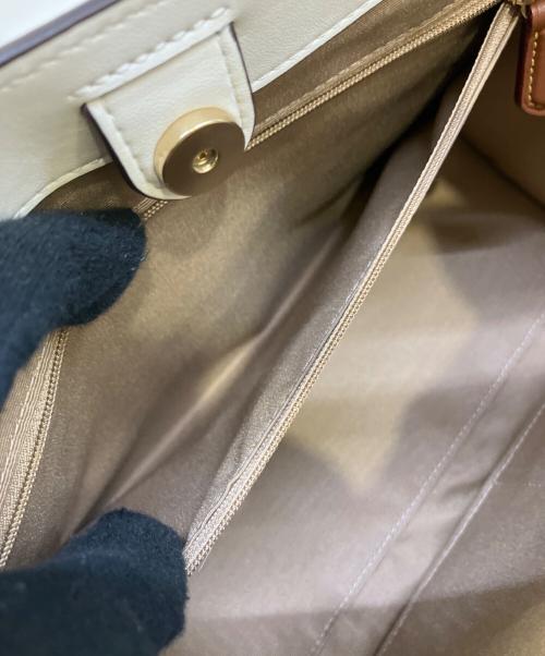 COACH（コーチ）COACH (コーチ) 2wayトートバッグ ホワイトの古着・服飾アイテム