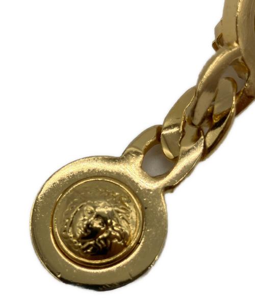 GIANNI VERSACE（ジャンニ・ヴェルサーチ）GIANNI VERSACE (ジャンニ・ヴェルサーチ) 2連イヤリングの古着・服飾アイテム