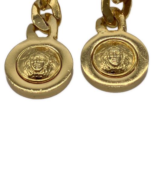GIANNI VERSACE（ジャンニ・ヴェルサーチ）GIANNI VERSACE (ジャンニ・ヴェルサーチ) 2連イヤリングの古着・服飾アイテム