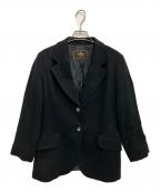 FENDI 365フェンディ）の古着「カシミヤテーラードジャケット」｜ブラック