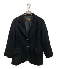 FENDI 365（フェンディ）の古着「カシミヤテーラードジャケット」｜ブラック