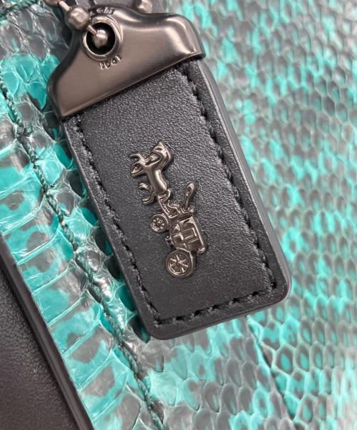COACH（コーチ）COACH (コーチ) ショルダーバッグ ブラック×グリーンの古着・服飾アイテム