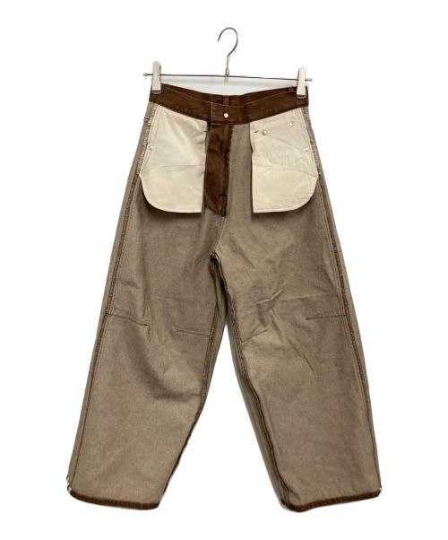 THE TOE（ザ・トゥー）THE TOE (ザ・トゥー) パンツ ブラウン サイズ:XSの古着・服飾アイテム