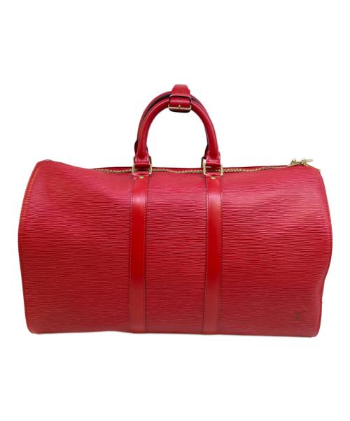 LOUIS VUITTON（ルイ ヴィトン）LOUIS VUITTON (ルイ ヴィトン) ボストンバッグ レッドの古着・服飾アイテム