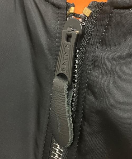 ALPHA（アルファ）ALPHA (アルファ) リバーシブルフライトジャケット ブラック サイズ:Mの古着・服飾アイテム