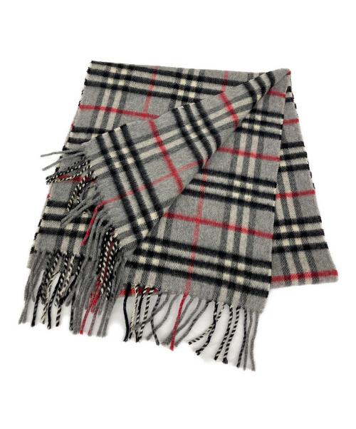 Burberry's（バーバリーズ）Burberry's (バーバリーズ) マフラー グレーの古着・服飾アイテム