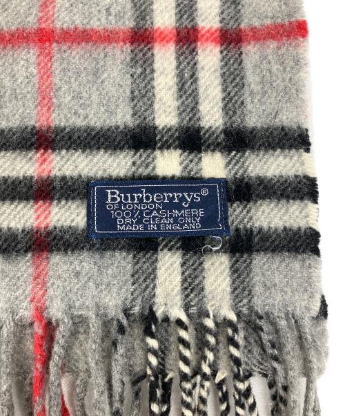 Burberry's（バーバリーズ）Burberry's (バーバリーズ) マフラー グレーの古着・服飾アイテム