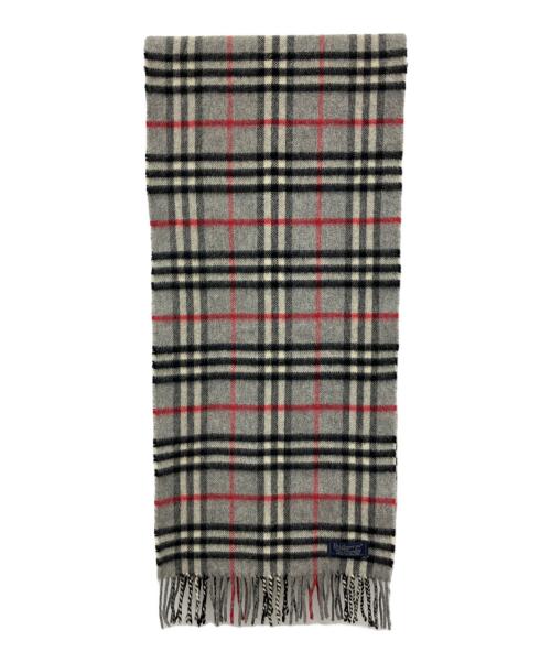 Burberry's（バーバリーズ）Burberry's (バーバリーズ) マフラー グレーの古着・服飾アイテム