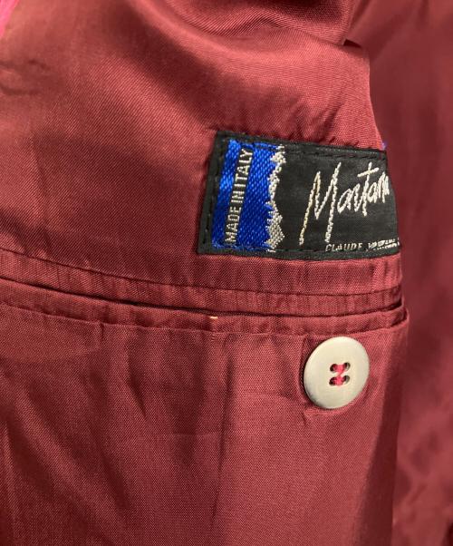 Montana（モンタナ）Montana (モンタナ) ジャケット ワインレッド サイズ:48の古着・服飾アイテム