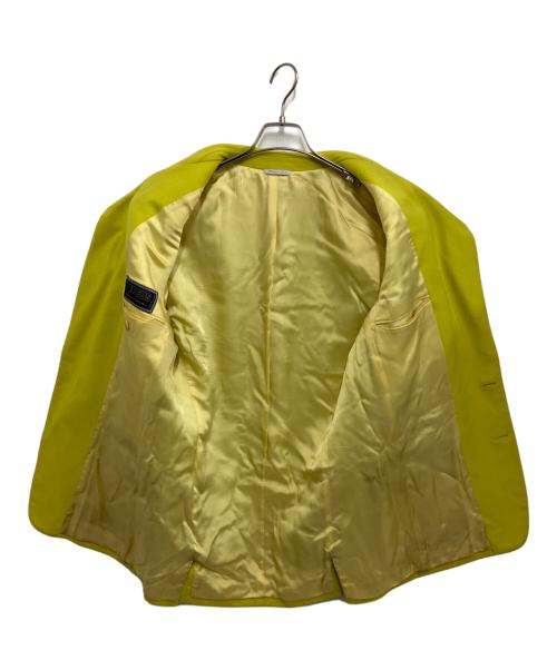 GIANNI VERSACE（ジャンニ・ヴェルサーチ）GIANNI VERSACE (ジャンニ・ヴェルサーチ) テーラードジャケット 黄緑 サイズ:48の古着・服飾アイテム
