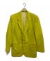 GIANNI VERSACE（ジャンニ・ヴェルサーチ）の古着「テーラードジャケット」｜黄緑