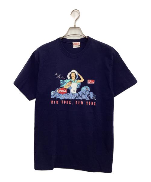 Coca Cola（コカコーラ）Coca Cola (コカコーラ) 半袖カットソー ネイビー サイズ:Mの古着・服飾アイテム