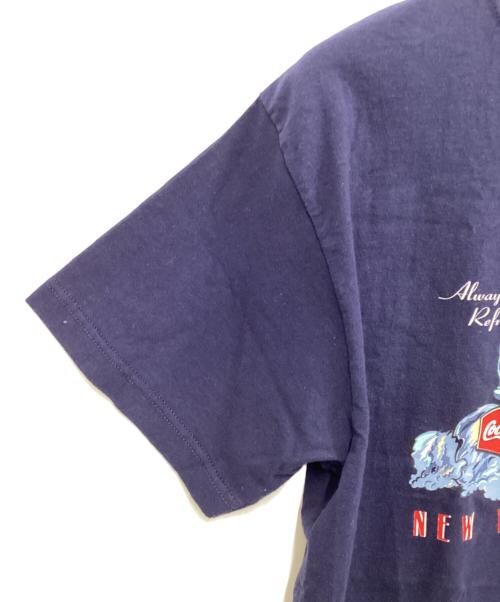 Coca Cola（コカコーラ）Coca Cola (コカコーラ) 半袖カットソー ネイビー サイズ:Mの古着・服飾アイテム