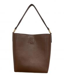 LAUREN RALPH LAUREN（ローレンラルフローレン）の古着「バケットバッグ」｜ブラウン