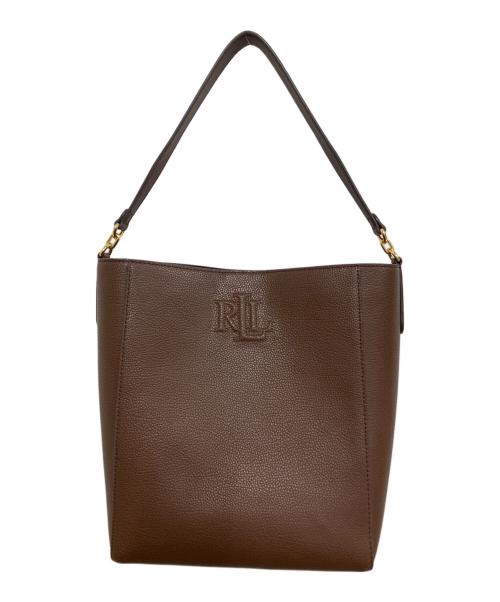 LAUREN RALPH LAUREN（ローレンラルフローレン）LAUREN RALPH LAUREN (ローレンラルフローレン) バケットバッグ ブラウンの古着・服飾アイテム