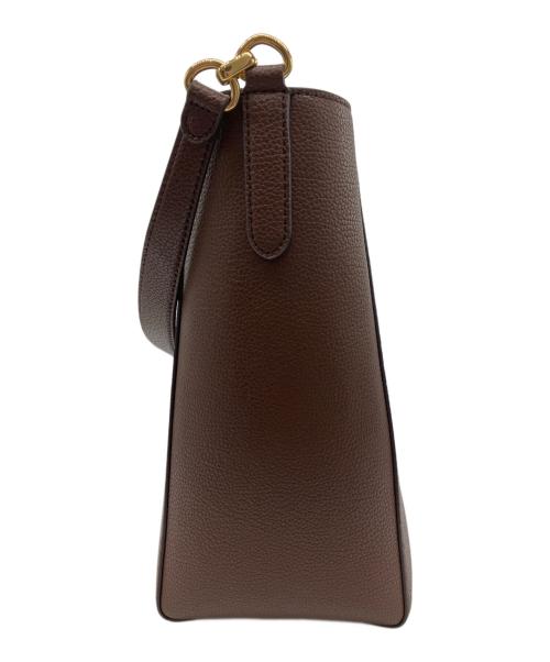 LAUREN RALPH LAUREN（ローレンラルフローレン）LAUREN RALPH LAUREN (ローレンラルフローレン) バケットバッグ ブラウンの古着・服飾アイテム