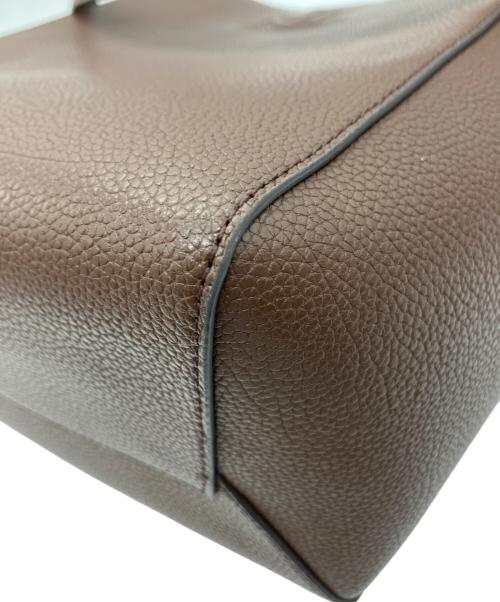 LAUREN RALPH LAUREN（ローレンラルフローレン）LAUREN RALPH LAUREN (ローレンラルフローレン) バケットバッグ ブラウンの古着・服飾アイテム