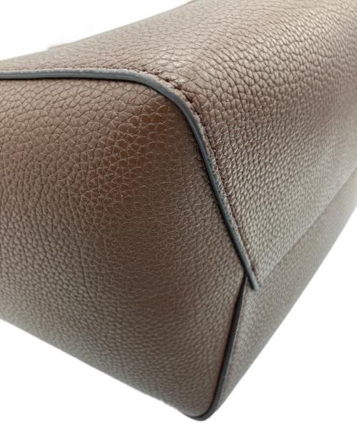 LAUREN RALPH LAUREN（ローレンラルフローレン）LAUREN RALPH LAUREN (ローレンラルフローレン) バケットバッグ ブラウンの古着・服飾アイテム