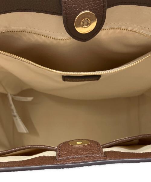 LAUREN RALPH LAUREN（ローレンラルフローレン）LAUREN RALPH LAUREN (ローレンラルフローレン) バケットバッグ ブラウンの古着・服飾アイテム