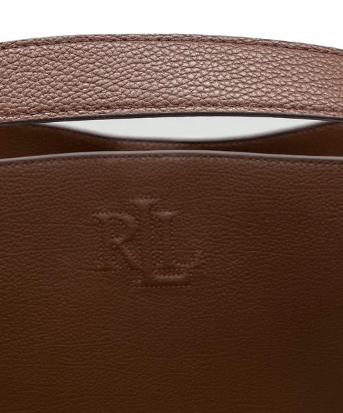 LAUREN RALPH LAUREN（ローレンラルフローレン）LAUREN RALPH LAUREN (ローレンラルフローレン) バケットバッグ ブラウンの古着・服飾アイテム