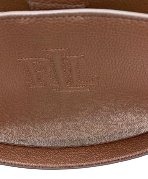 LAUREN RALPH LAUREN（ローレンラルフローレン）LAUREN RALPH LAUREN (ローレンラルフローレン) バケットバッグ ブラウンの古着・服飾アイテム